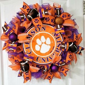 Clemson Wreath
